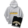 NFL - Boys' Pittsburgh Steelers Pullover Hoodie and Tee Shirt