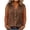 Coffee, variant on Button Down Shirts for Women Sleeveless Tops Plus Size Linen Shirt Solid Color V Neck Button Open Front Loose Casual Daily Outer Blouse