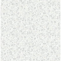 Fine Decor Aldrich White Terrazzo Wallpaper, 20.5-in by 33-ft, 56.4 sq. ft