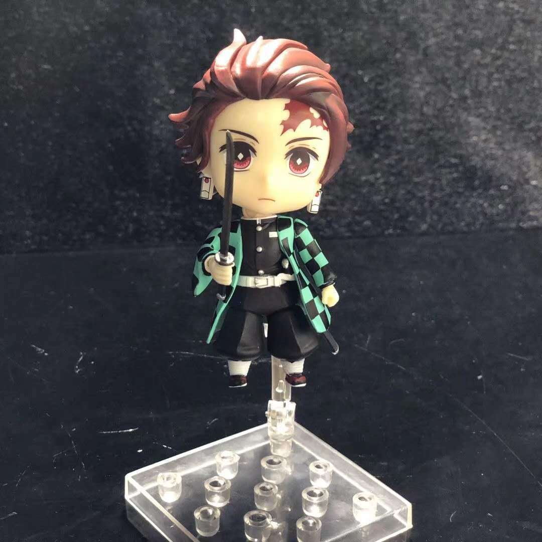 New Kamado Tanjirou (Q Ver) Character Anime Model Statue Action Figures Desktop Ornament Popular Decorations Fan Souvenirs Creative Gift Collectable