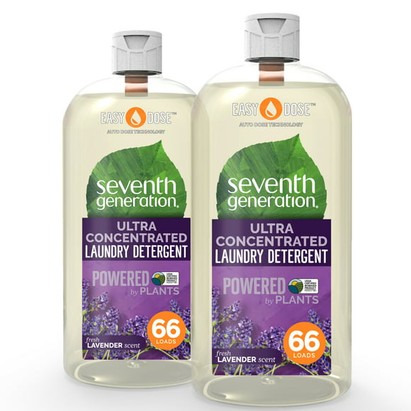 Seventh Generation EasyDose Ultra Concentrated Liquid Laundry Detergent 23.1 Oz (2 pack)