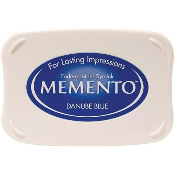 Tsukineko Memento Ink Pad Danube Blue