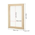 thumbnail image 2 of Unique Bargains 9.8'x7.5' A5 Wooden Paper Making Screen Papermaking Frame Mould, Natural Color, 2 of 5