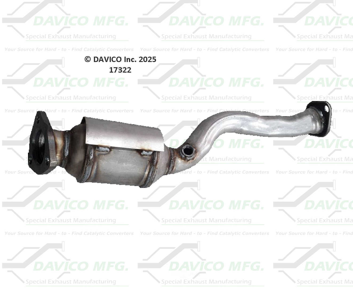 Davico Mfg 17322 Direct-Fit Catalytic Converter