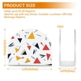 thumbnail image 4 of Yayeee Napkin Holder for Table Set of 2 Kitchen Paper Tissue Organization, Colorful Triangles, 4 of 8