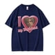 thumbnail image 4 of Camiseta con estampado de I Love My Boyfriend para hombre y mujer, camisa con estampado de León S Kennedy, Harajuku, moderna, 100% de algodón, de gran tamaño, 4 of 5