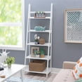 thumbnail image 2 of Linon Samantha Wood Five Shelf Bookcase in White, 2 of 17