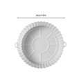 thumbnail image 2 of Toystoory Olla para freidora de aire resistente al calor, cesta para horno, bandeja para hornear Pizza, revestimiento de cocina DIY, sartén Cocina y Comedor Blanco, 2 of 6