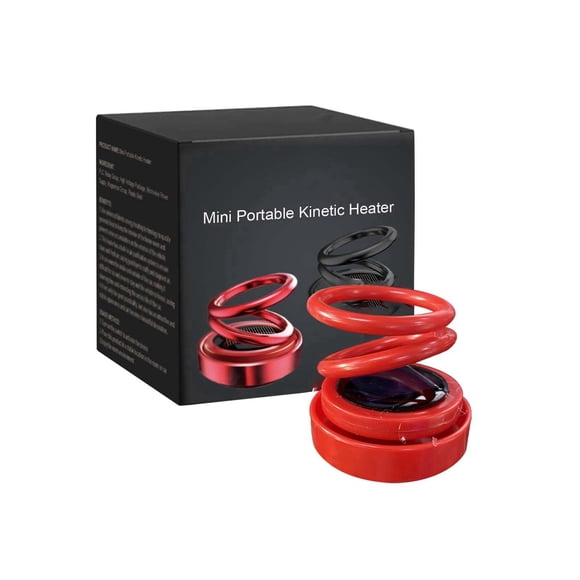 Chauffage Moléculaire Portable pour Voiture et Maison – Appareil de Chauffage Rapide d'Hiver pour Réchauffer, Réchauffer et Recharge Solaire