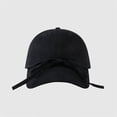 thumbnail image 2 of MEICHEN New Bow Baseball Cap for Women's Summer Outdoor Soft Top Casual and Versatile Enhancing Small Sun Baseball Cap, 2 of 5