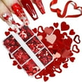 thumbnail image 4 of Valentine's Day Heart Hollow Out Sequins for Nail Enhancement Decoration, 4 of 8