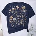 thumbnail image 6 of AOOCHASLIY Trendy Women Tops Fashion Women's Summer Comfortable Round Neck Printing Short Sleeve Tops Blouse T-Shirt, 6 of 6