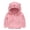 Pink, variant on Venzia Kids Girls Boys Winter Warm Coats Jacket Baby Jacket Bear Ears Hooded Outerwear Zipper Warm Coat Winter Clothes 0-6 Months