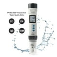 thumbnail image 2 of Digital TDS EC Temp PH Meter ±0.1 High Accuracy Water Quality Tester Waterproof for Aquarium Pool ,Easy to Operate, 2 of 6