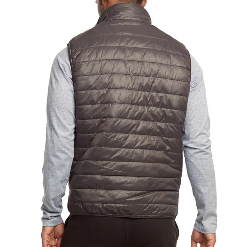 Men’s Down Puffer Vest with Zipper Pockets Lightweight S-3XL Packable Full Zip Up Running Warm Sleeveless Jacket Shell Outwear Fall Winter Menswear