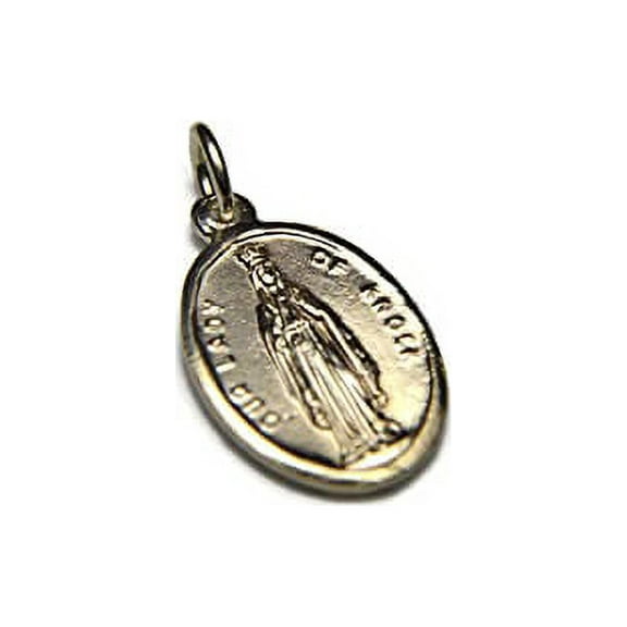 Our Lady of Knock 14k Yellow Gold Charm pendant