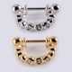 thumbnail image 1 of 1 Uds. De pesas de acero quirúrgico con aro de circonia cúbica, pendientes de hélice para cartílago del trago de la oreja, pendientes de tuerca para la oreja, Piercing para el lóbulo de Rook para mujer, joyería Tan Jianjun unisex, 1 of 2