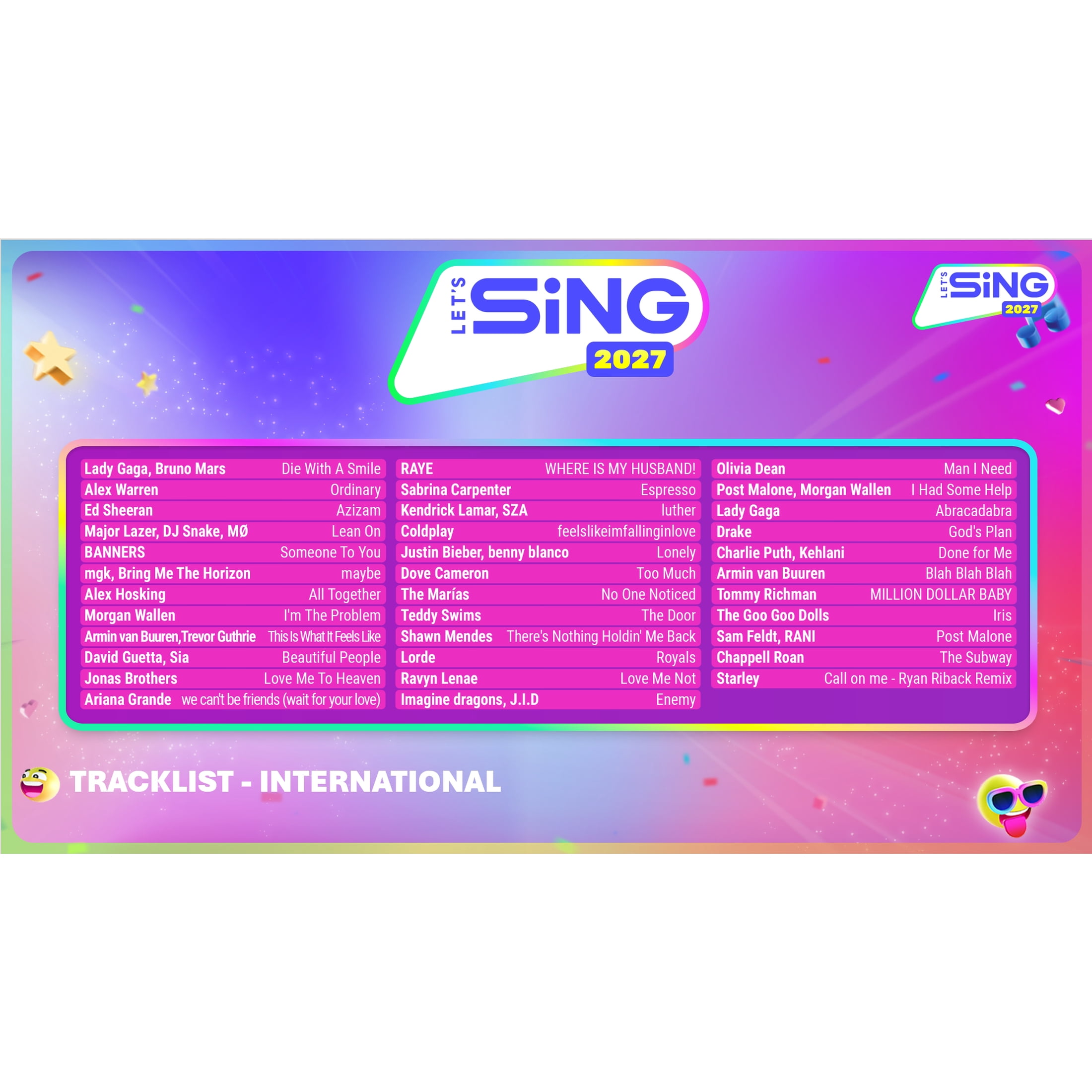 Let's Sing 2027 2 Mic Bundle - Nintendo Switch Game