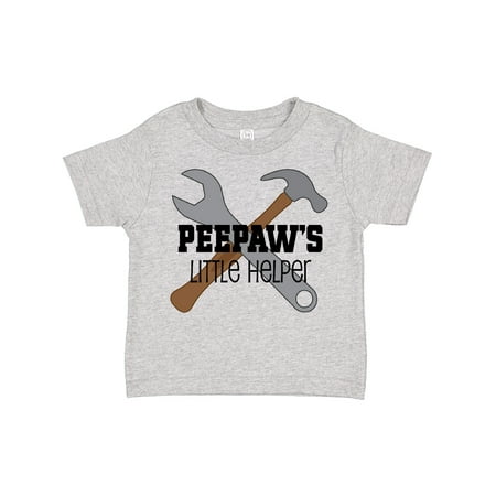 

Inktastic Peepaw Grandpa s Little Helper Gift Toddler Boy Girl T-Shirt