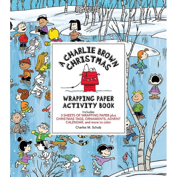 Pre-Owned A Charlie Brown Christmas Wrapping Paper Activity Book