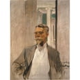 thumbnail image 3 of Joaquín Sorolla 19x24 Black Modern Framed Museum Art Print Titled - Portrait of Charles M. Kurtz, Founding Director, Albright Art Gallery (1905-1909) (1909), 3 of 5