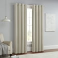 thumbnail image 2 of Eclipse Solid Thermapanel Room Darkening Grommet 54 x 54 Curtain Panel in Stone, 2 of 10