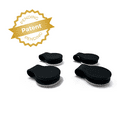 thumbnail image 5 of MIReDe Shower Curtain Keeper, Shower Curtain Clips, Easy to Install, Pack of 4, Black, 5 of 5