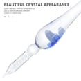 thumbnail image 5 of Glass Dip Pen Novelty Glass Pen Vintage Dip Pen Drawing Glass Pen Glass Signature Pen, 5 of 8