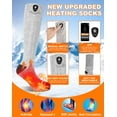 thumbnail image 3 of Savior Heat Heated Socks for Men Women, Remote Control 2200mAh 7.4V Rechargeable Electric Heated Socks with 3 Heat Settings for Winter Sports, 3 of 7