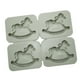 thumbnail image 1 of Molde de silicona para jabón, velas de flores secas hechas a mano, molde de cera , caballo A: 4 caballos Sunnimix Cera de aromaterapia molde de yeso, 1 of 8