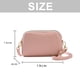 thumbnail image 2 of Cartera de PU, cartera de mano, monederos para mujer, bolsos pequeños tipo bandolera para teléfono, bolso informal, 19 x 13 x 4 cm, 2 of 5