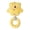 Yellow, variant on mdesiwst Squeaky Dog ​​Chew Toy Plush Dog Toy with Rubber Ring Interactive Teeth Cleaning Toy for Dogs Tug-of-War Fetch Play
