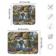 thumbnail image 3 of House Squirrels Flower Dish Drying Mat 16x18 Absorbent Microfiber Draining Rack Pad for Kitchen Counter Sink, 3 of 8