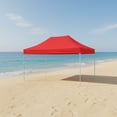thumbnail image 4 of lios Innova | Toldo Plegable Rojo 3x4.5 Carpa para Exteriores Resistente al Clima, Impermeable, Estructura de Hierro y Tela Oxford 600D., 4 of 9