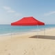 thumbnail image 4 of lios Innova | Toldo Plegable Rojo 3x4.5 Carpa para Exteriores Resistente al Clima, Impermeable, Estructura de Hierro y Tela Oxford 600D., 4 of 9