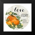 thumbnail image 2 of Diannart 12x12 Black Modern Framed Museum Art Print Titled - Loving Harvest, 2 of 5