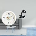 thumbnail image 2 of Reloj de pared moderno, escultura silenciosa con números , figura decorativa, colección para el hogar, la oficina, el estudio, la sala, el esta, 2 of 8