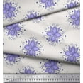 thumbnail image 3 of Soimoi Georgette Viscose Fabric Flower Artistic Print Fabric by the Yard 42 Inch Wide, 3 of 3
