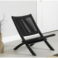 thumbnail image 1 of South Shore Balka Wood and Rope Lounge Chair, in Black, 1 of 12