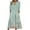 Mint Green, variant on Women Short Sleeve Loose Floral Print Maxi Dresses Casual Long Dresses
