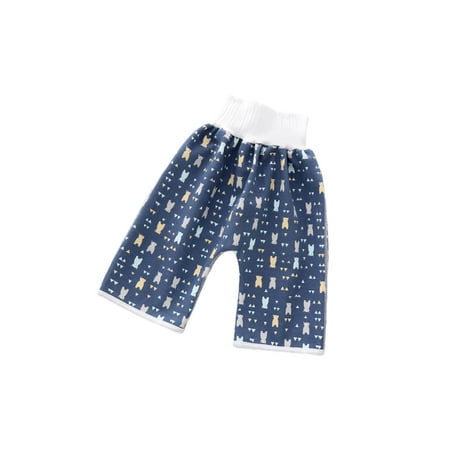 

Douhoow Baby Diaper Skirt Floral Print High Waist Diaper Pants 0-12Years