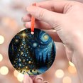 thumbnail image 4 of Christmas Ornament, Christmas Decoration, Holiday Gift Idea, Heirloom Keepsake, Round , Gift Exchange, Gift Idea, Xmas Tree, Holiday Keepsake, Xmas Tree Hanging Decoration, Seasona, 4 of 5