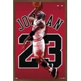 thumbnail image 1 of Michael Jordan - Jersey Wall Poster, 22.375" x 34" Framed, 1 of 4