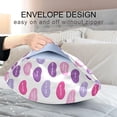 thumbnail image 7 of GZHJMY Valentine's Day Heart Satin Pillowcase, Soft Breathable Silk Pillow Case with Envelope Closure for Hair and Skin, Standard Size 26 x 20 Inch Home Decor, 7 of 7