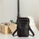 thumbnail image 5 of Riñonera de cuero genuino para hombre bolso para teléfono Bolso pequeño Ehuebsd para el pecho bandolera de diseñador 2021, 5 of 6
