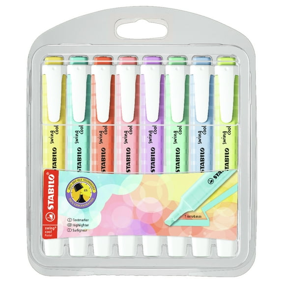 STABILO swing cool Pastel Wallet Set, 8-Colors