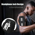 thumbnail image 3 of Brassard de Sport Imperméable en PU pour 7 Pouces - Sangle Velcro Réglable, Sac de Course Résistant à la Transpiration avec Pochette à Double Fermeture Éclair pour Clés/cartes, Ajustement Universel pour Randonnée, Entraînement Physique, Gym et Activités Extérieures, 3 of 7