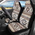 thumbnail image 2 of Jeiento Southwest Aztec Car Front Seat Cover for Women Men 2 Pcs Automotive Seat Cover Seat Protective Cushion for SUV Truck Washable Car Accessories, 2 of 7