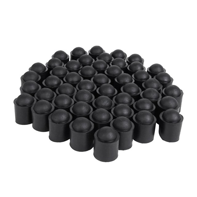 50x Piscina Capuchón De Billar De Billar Para La Parte Inferior De Las Señales Negras DYNWAVEMX Cue Protector