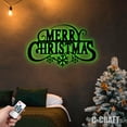 thumbnail image 3 of C-CRAFT Merry Christmas LED Metal Sign, Unique Wall Art for Home Decor and Gift Idea, 3 of 5